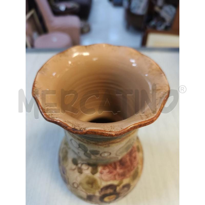 VASO FIORI BEIGE DERUTA | Mercatino dell'Usato Ciampino 3