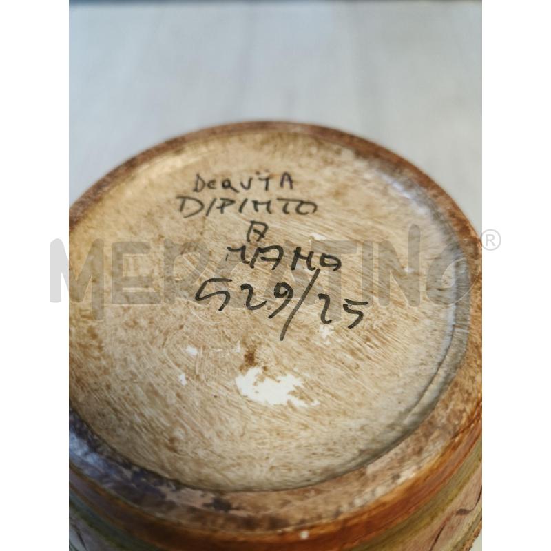 VASO FIORI BEIGE DERUTA | Mercatino dell'Usato Ciampino 5
