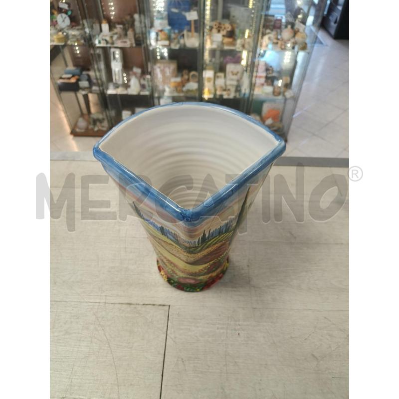 VASO IN CERAMICA AMMANNATI PAESAGGIO DIPINTO | Mercatino dell'Usato Ciampino 4
