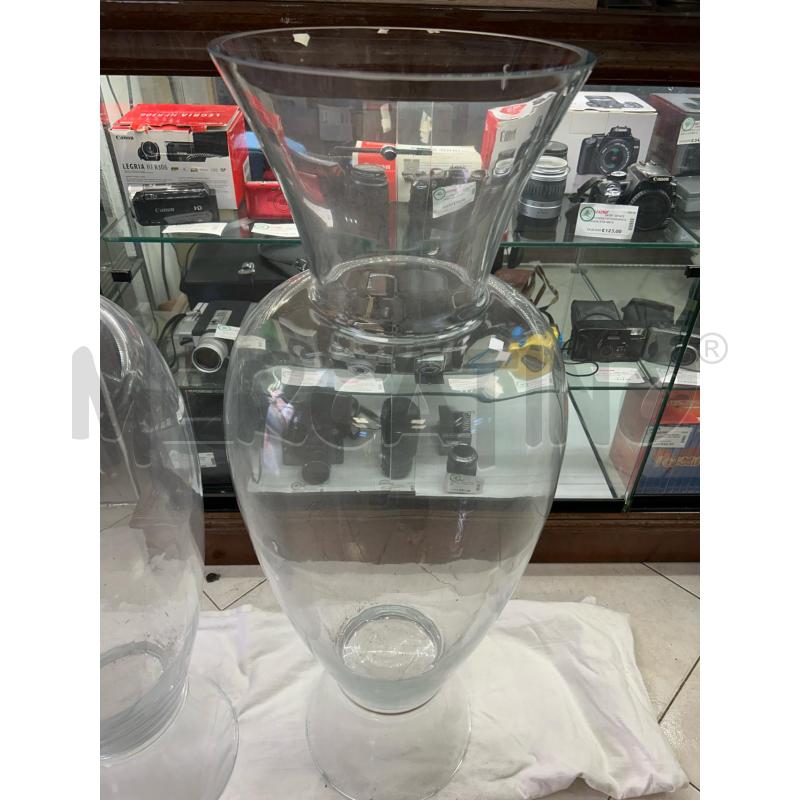VASO IN VETRO ALTO | Mercatino dell'Usato Ciampino 1