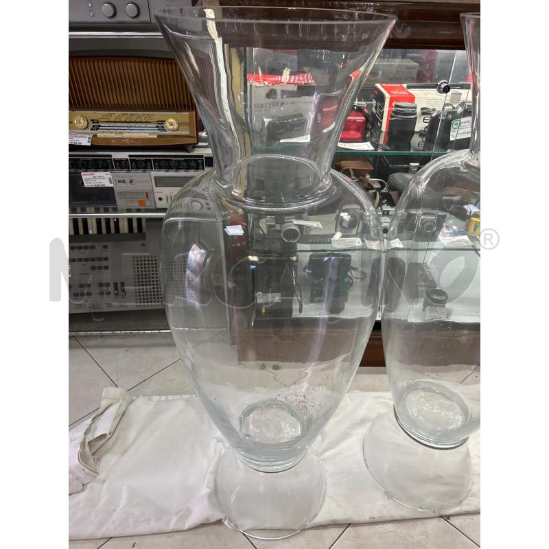 VASO IN VETRO ALTO | Mercatino dell'Usato Ciampino 1