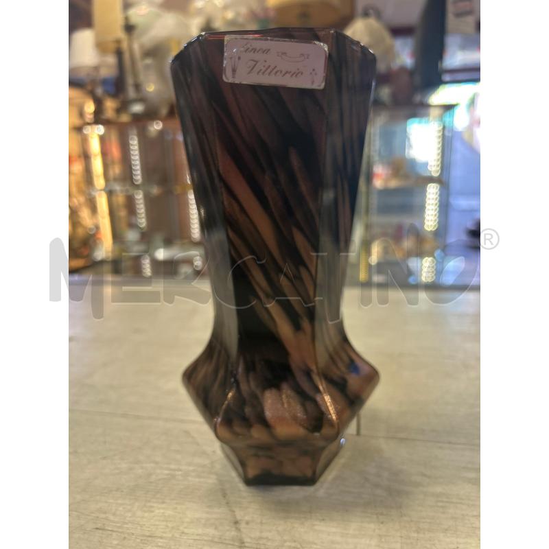 VASO MURANO BRONZO NERO | Mercatino dell'Usato Ciampino 1