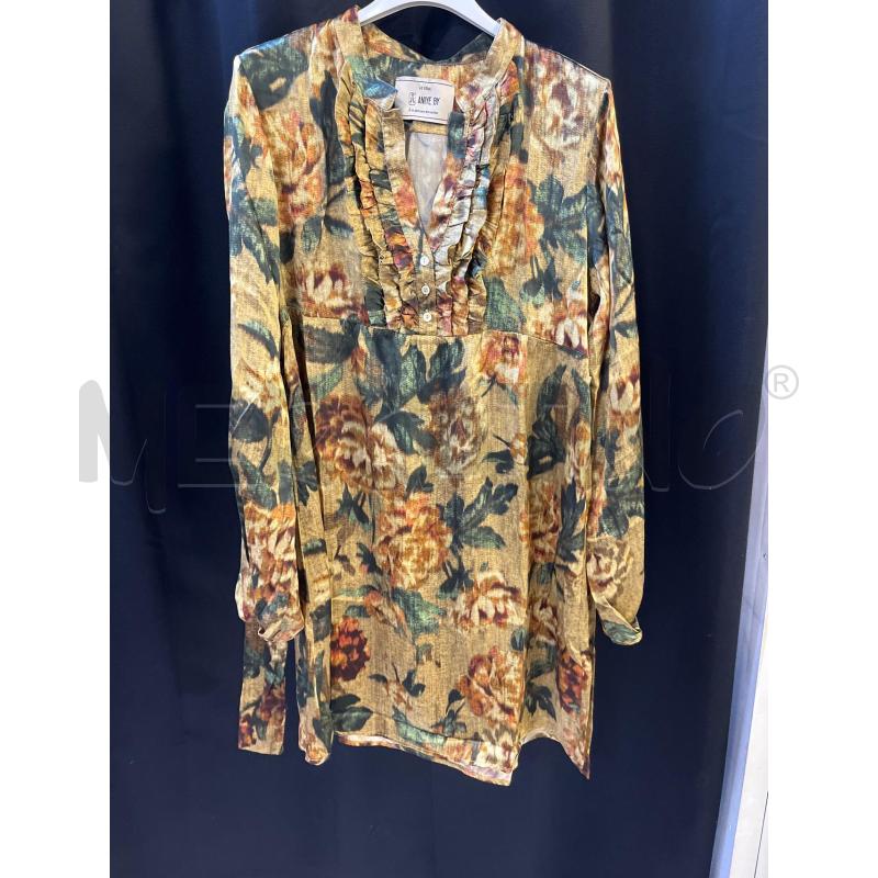 VESTITO DONNA ANIYE BY FANT.VERDE GIALLA ROSSA 100%SETA  | Mercatino dell'Usato Ciampino 1