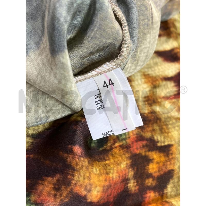VESTITO DONNA ANIYE BY FANT.VERDE GIALLA ROSSA 100%SETA  | Mercatino dell'Usato Ciampino 4