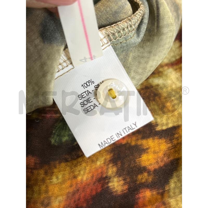 VESTITO DONNA ANIYE BY FANT.VERDE GIALLA ROSSA 100%SETA  | Mercatino dell'Usato Ciampino 5