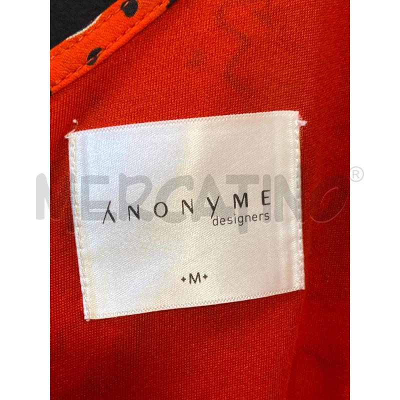 VESTITO DONNA ANONYME ROSSO FANTASIA | Mercatino dell'Usato Ciampino 2