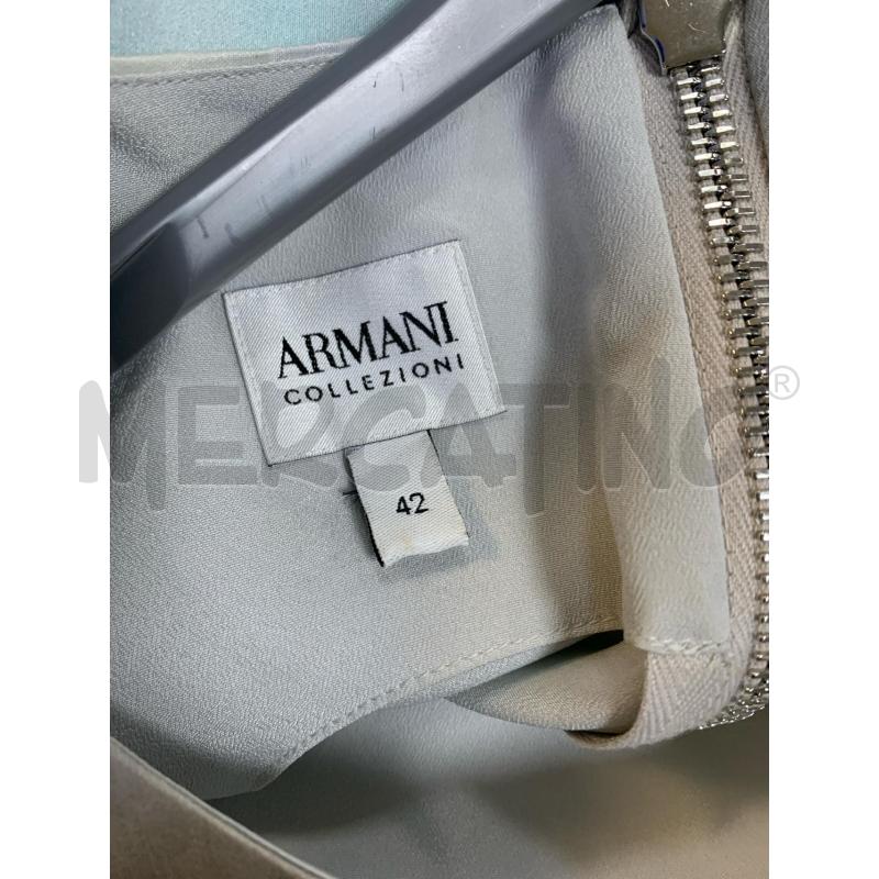 VESTITO DONNA ARMANI SETA FANT BEIGE BLU VERDE | Mercatino dell'Usato Ciampino 3