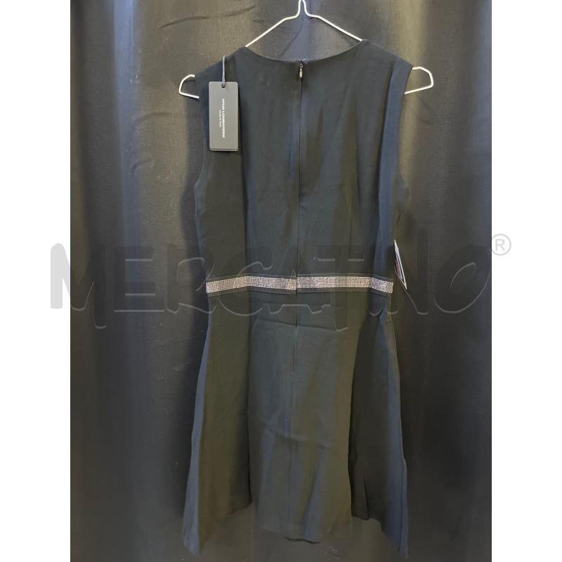 VESTITO DONNA ATOS LOMBARDINI NERO STR BORCHIE CENTRALE NUOVO | Mercatino dell'Usato Ciampino 3