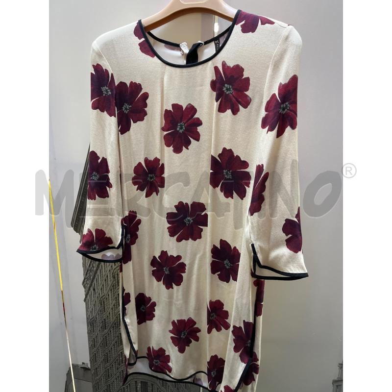 VESTITO DONNA BEIGE FIORI MANILA GRACE | Mercatino dell'Usato Ciampino 1