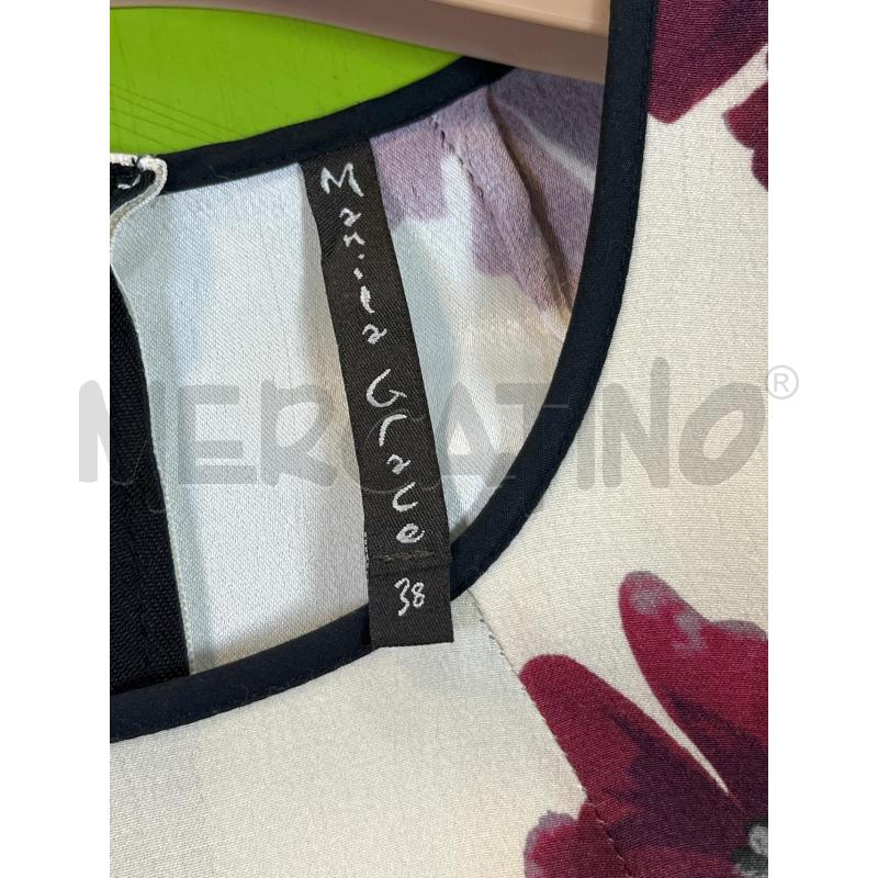 VESTITO DONNA BEIGE FIORI MANILA GRACE | Mercatino dell'Usato Ciampino 3