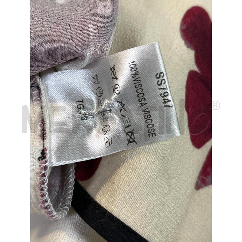 VESTITO DONNA BEIGE FIORI MANILA GRACE | Mercatino dell'Usato Ciampino 4