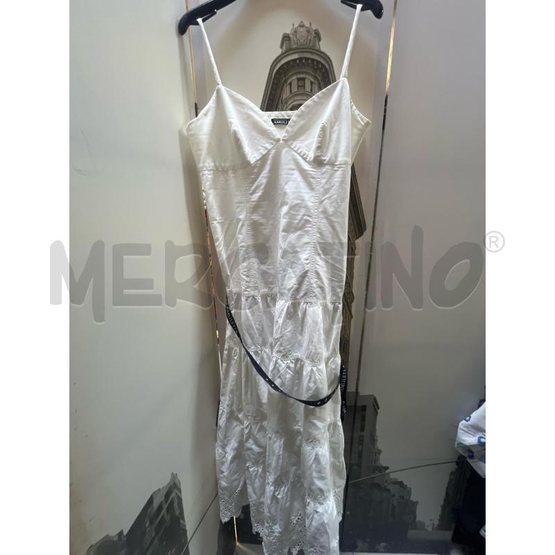 VESTITO DONNA BIANCO AMULETI | Mercatino dell'Usato Ciampino 1