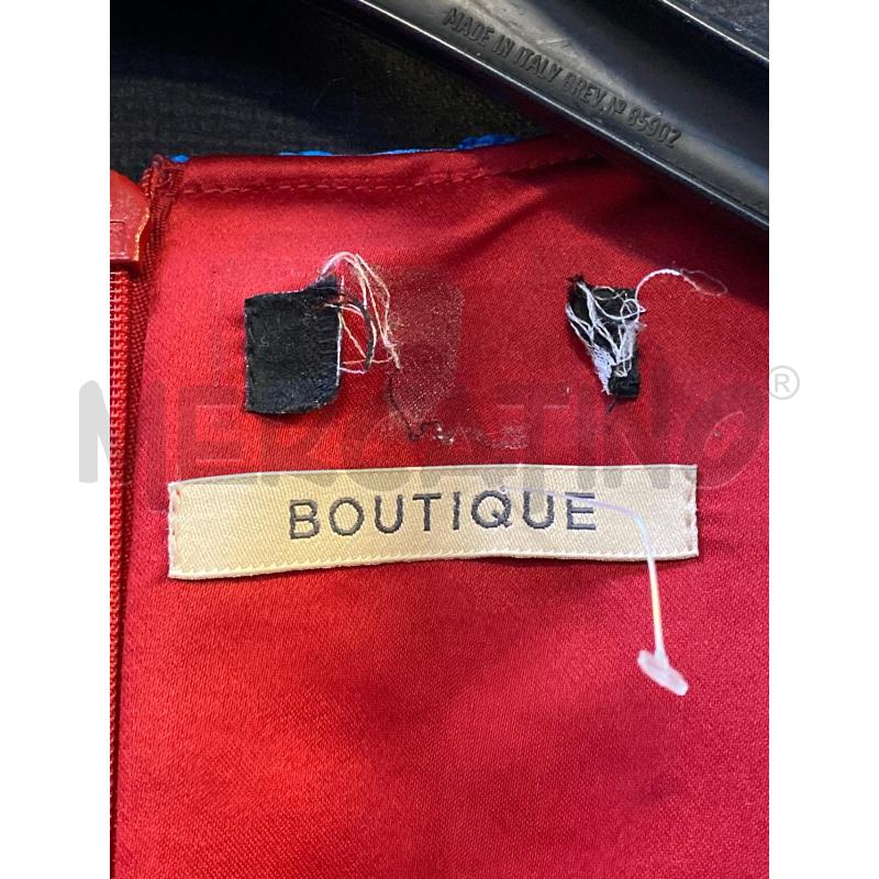 VESTITO DONNA BOUTIQUE CELESTE ROSSO RICAMO | Mercatino dell'Usato Ciampino 2