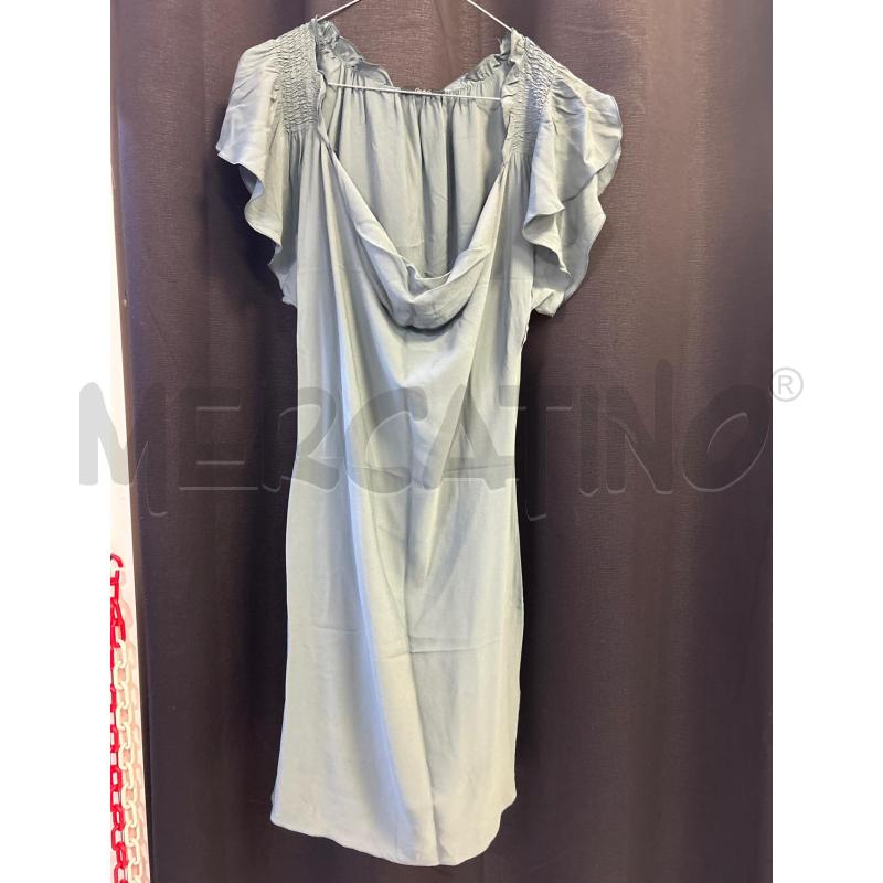 VESTITO DONNA CARLA G VERDE MISTO SETA | Mercatino dell'Usato Ciampino 1