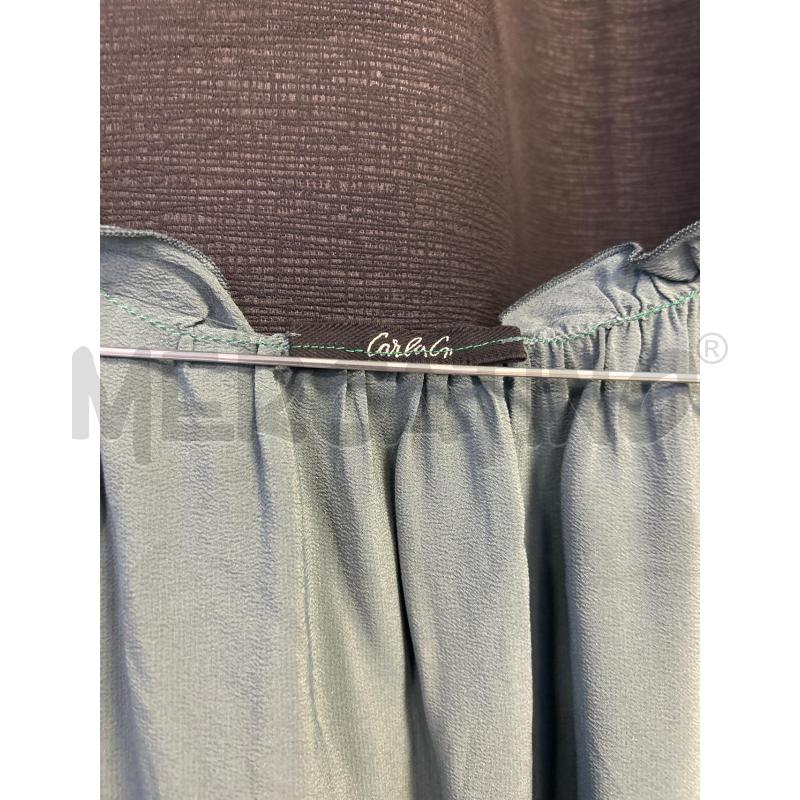 VESTITO DONNA CARLA G VERDE MISTO SETA | Mercatino dell'Usato Ciampino 2