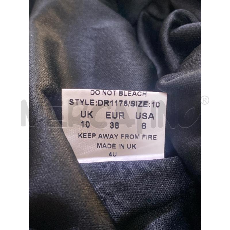 VESTITO DONNA CITY GODDESS NERO COLLO BIANCO NUOVO | Mercatino dell'Usato Ciampino 4