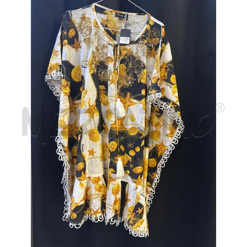 VESTITO DONNA COPRICOSTUME POSITANO BANCO FANT NERA GIALLA | Mercatino dell'Usato Ciampino 1
