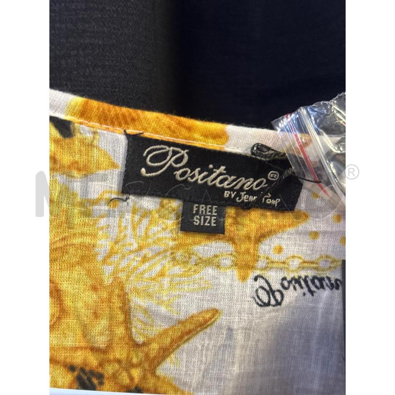 VESTITO DONNA COPRICOSTUME POSITANO BANCO FANT NERA GIALLA | Mercatino dell'Usato Ciampino 2
