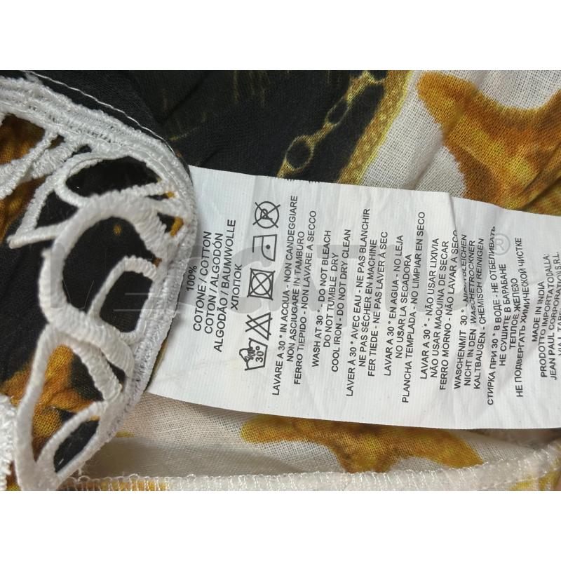 VESTITO DONNA COPRICOSTUME POSITANO BANCO FANT NERA GIALLA | Mercatino dell'Usato Ciampino 4