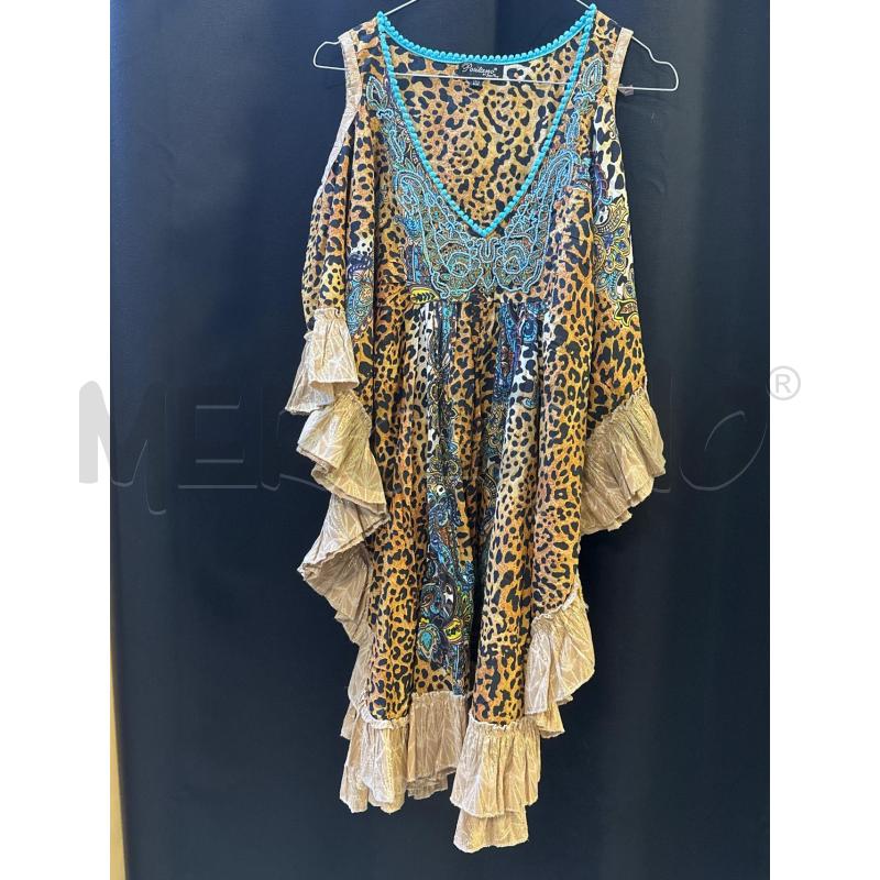 VESTITO DONNA COPRICOSTUME POSITANO LEOP | Mercatino dell'Usato Ciampino 1