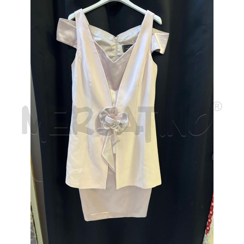 VESTITO DONNA COUTURE MILANO ROSA FIORE DAVANTI  | Mercatino dell'Usato Ciampino 1