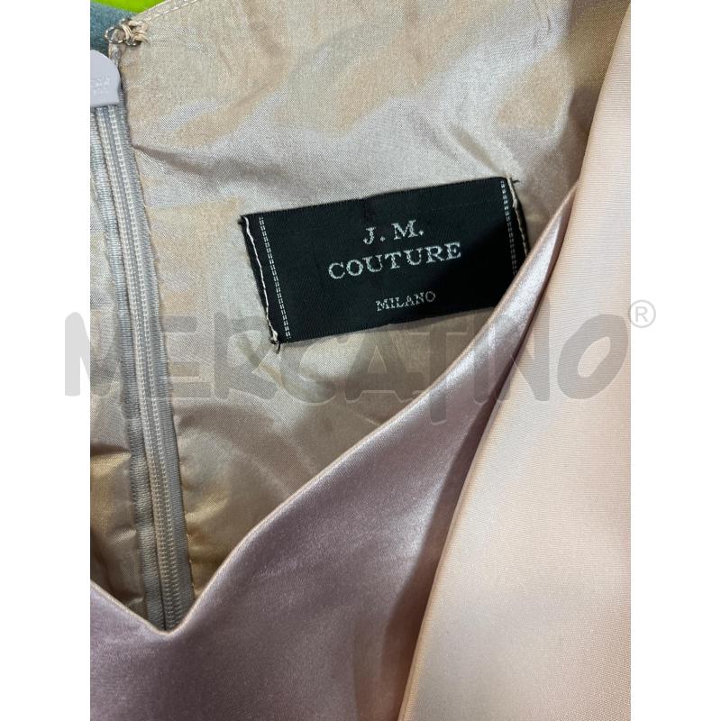 VESTITO DONNA COUTURE MILANO ROSA FIORE DAVANTI  | Mercatino dell'Usato Ciampino 3