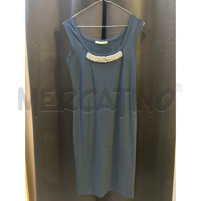 VESTITO DONNA D.EXTERIOR BLU COLLO BRILL | Mercatino dell'Usato Ciampino 1