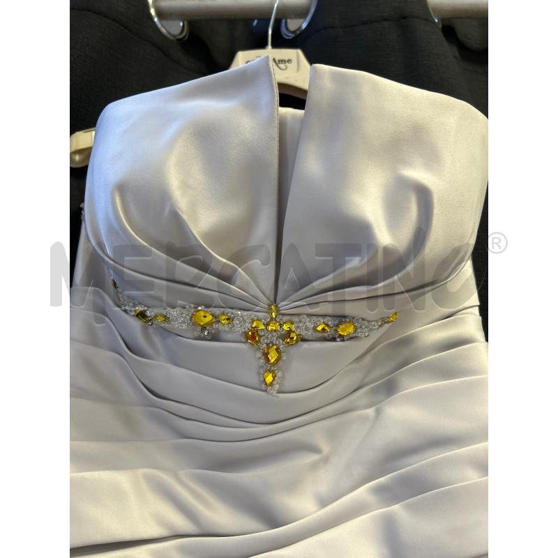 VESTITO DONNA DA VERIMONIA GRIGIO PERLATO E BRILL PETTO IT'S MY PARTY | Mercatino dell'Usato Ciampino 2