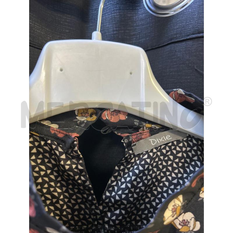 VESTITO DONNA DIXIE NERO FIORI MARR GIALLI | Mercatino dell'Usato Ciampino 2