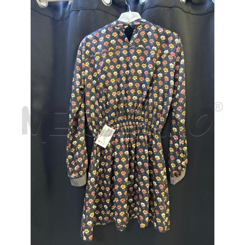 VESTITO DONNA DIXIE NERO FIORI MARR GIALLI | Mercatino dell'Usato Ciampino 3