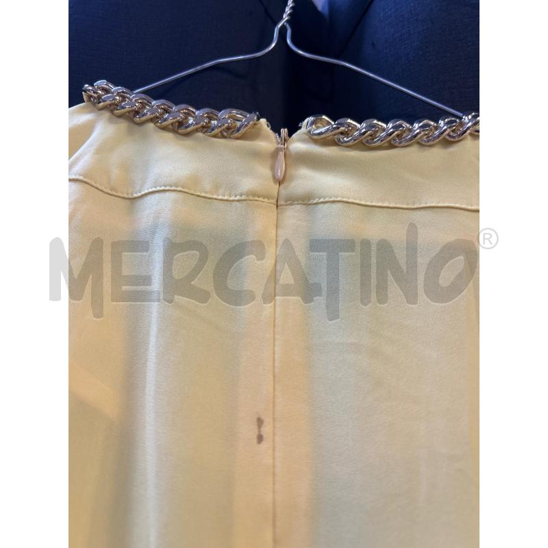 VESTITO DONNA ELISABETTA FRANCHI GIALLO CATENA COLLO | Mercatino dell'Usato Ciampino 4