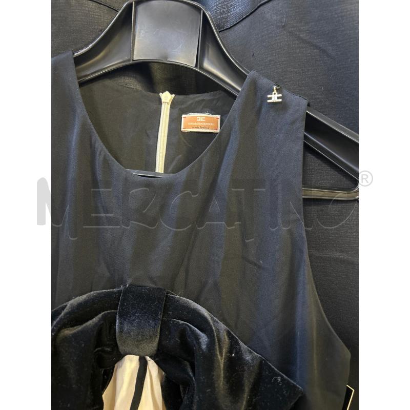 VESTITO DONNA ELISABETTA FRANCHI PANNA RIF VELL NERO  | Mercatino dell'Usato Ciampino 2