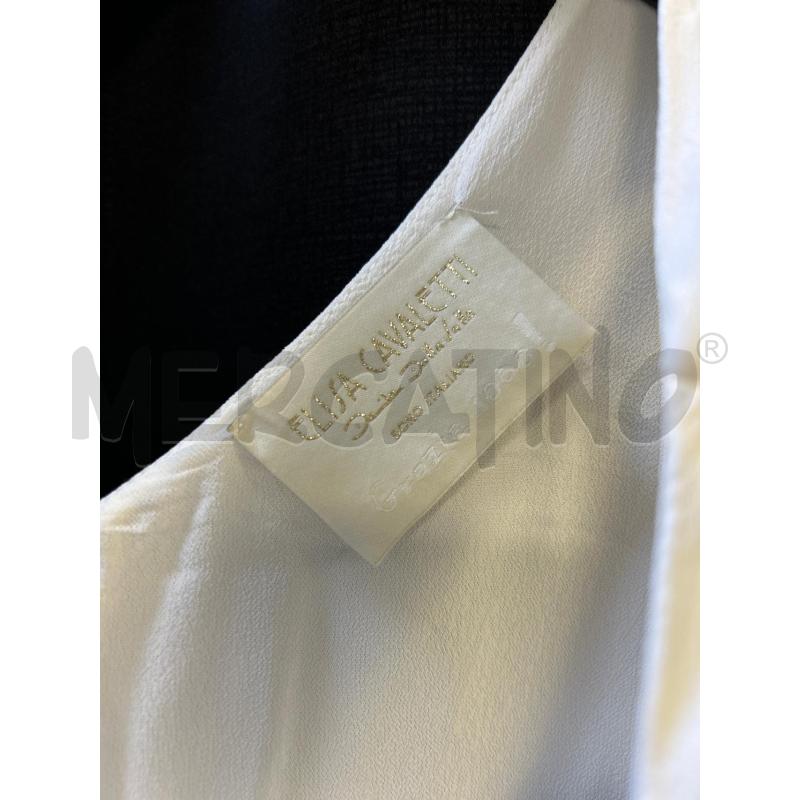 VESTITO DONNA ELISA CAVALLETTI BIANCO SOTTO PIZZO | Mercatino dell'Usato Ciampino 2