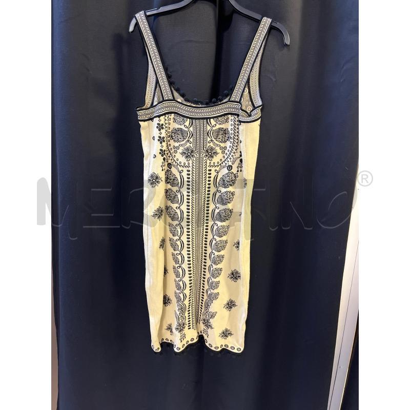 VESTITO DONNA FUZZI BEIGE FANT NERA | Mercatino dell'Usato Ciampino 2