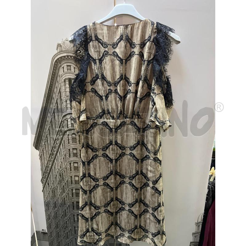 VESTITO DONNA GAELLE BEIGE TIGRI RIF NERO PIZZO | Mercatino dell'Usato Ciampino 4