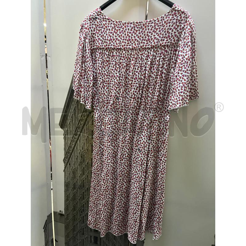 VESTITO DONNA GAUDI BIANCO CUORI ROSSI  | Mercatino dell'Usato Ciampino 3