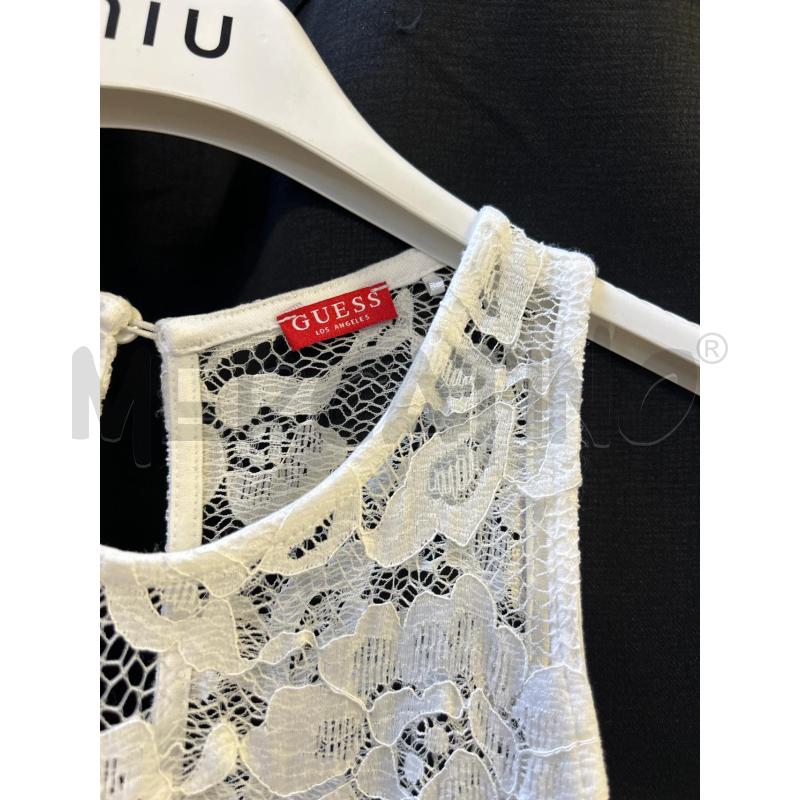 VESTITO DONNA GUESS BIANCO PIZZO | Mercatino dell'Usato Ciampino 2