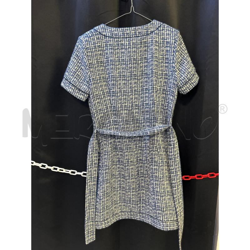 VESTITO DONNA GUESS MARCIANO BLU BIANCO  | Mercatino dell'Usato Ciampino 3