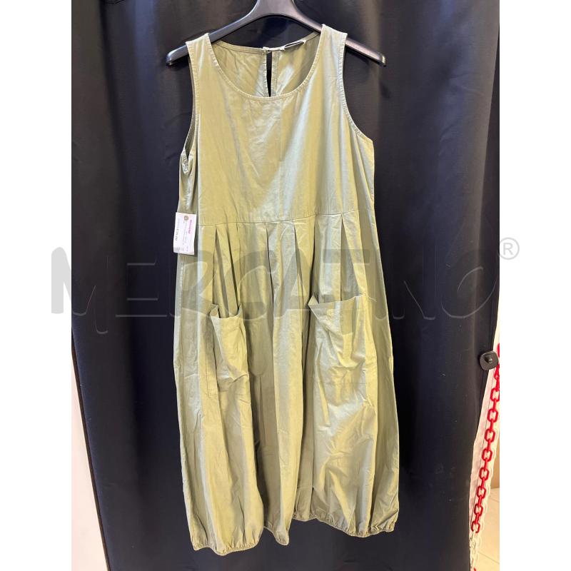 VESTITO DONNA HAND VERDE | Mercatino dell'Usato Ciampino 1