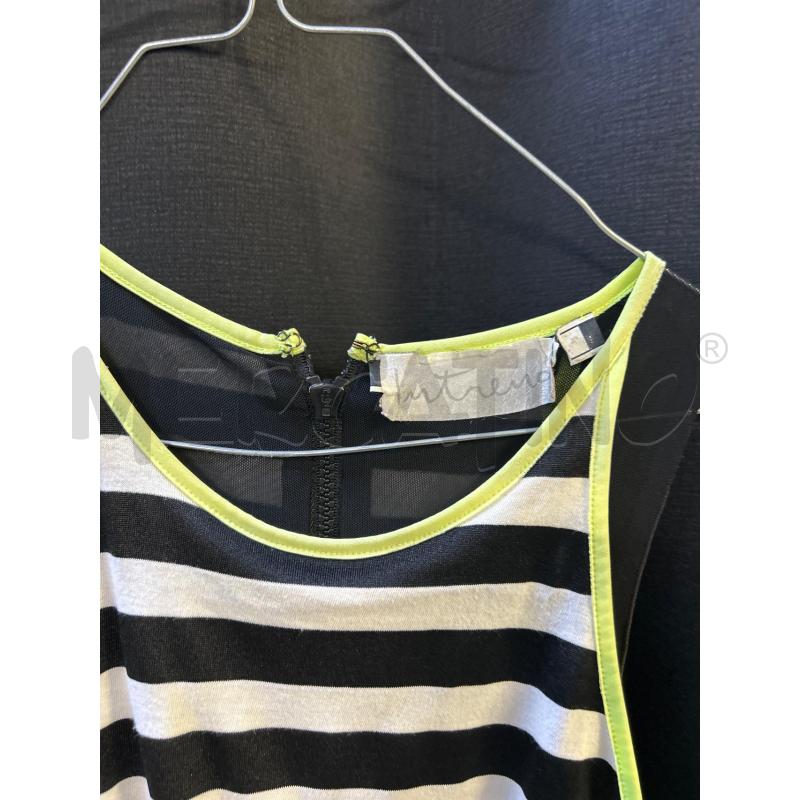 VESTITO DONNA INTREND STR BIANCHE NERE | Mercatino dell'Usato Ciampino 3