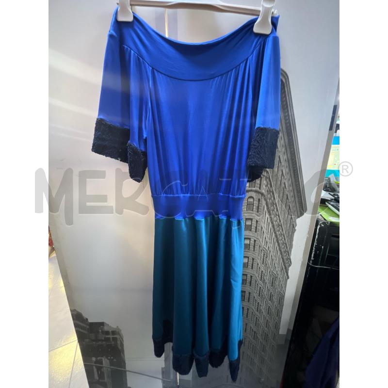 VESTITO DONNA JODIEL BLU GONNA VERDE RIF NERI PIZZO | Mercatino dell'Usato Ciampino 1