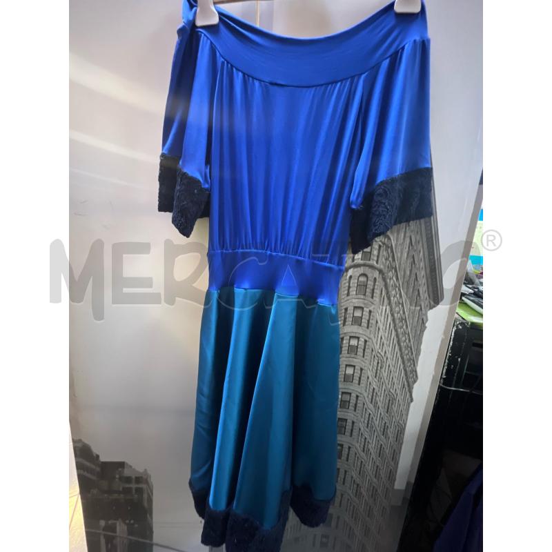 VESTITO DONNA JODIEL BLU GONNA VERDE RIF NERI PIZZO | Mercatino dell'Usato Ciampino 2