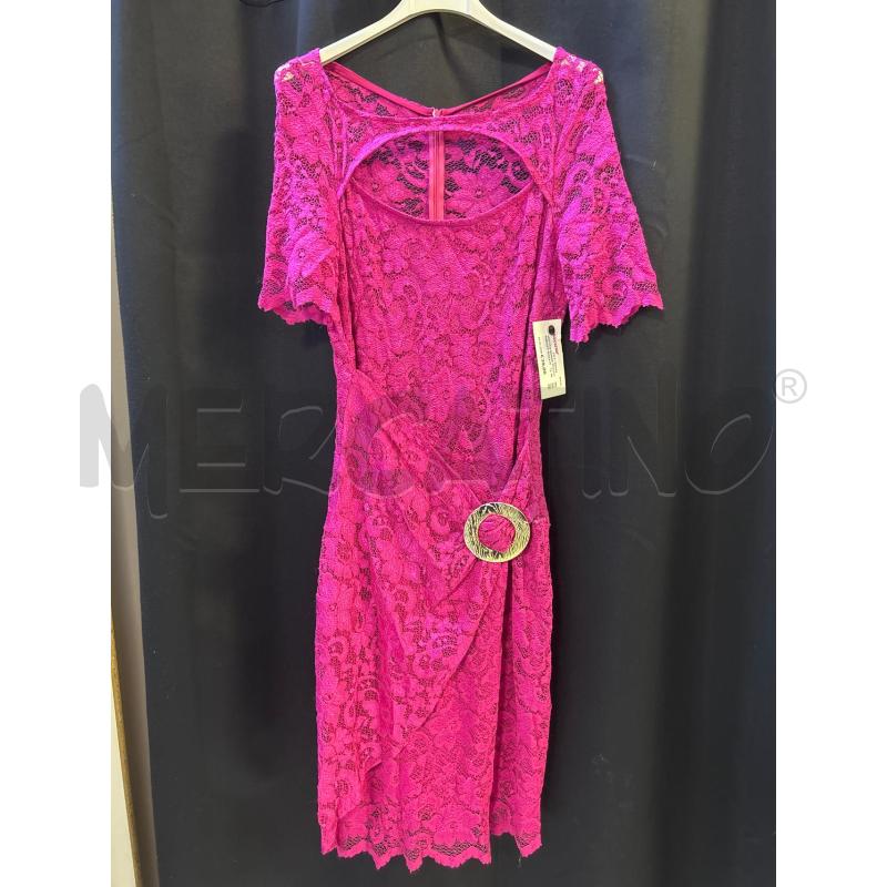 VESTITO DONNA JOSEPH RIBKOFF ROSA IN PIZZO | Mercatino dell'Usato Ciampino 1