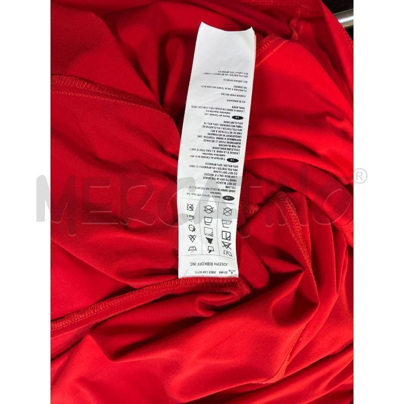 VESTITO DONNA JOSEPH RIBKOFF ROSSO  | Mercatino dell'Usato Ciampino 4