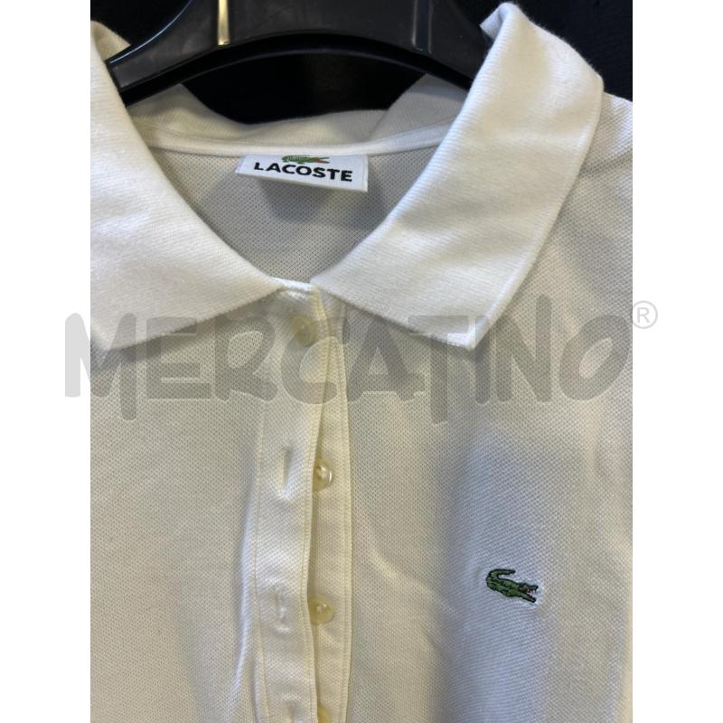 VESTITO DONNA LACOSTE BIANCO | Mercatino dell'Usato Ciampino 2