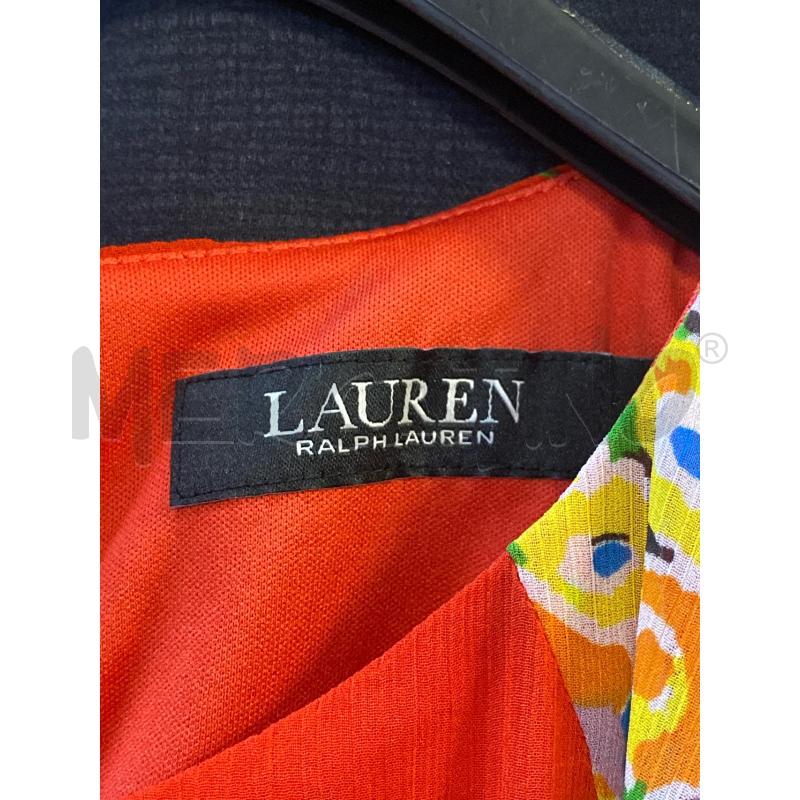 VESTITO DONNA LAUREN RALPH LAUREN ROSSO FIORI | Mercatino dell'Usato Ciampino 2