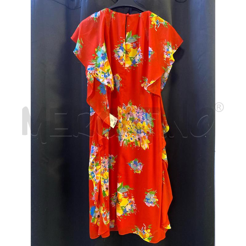 VESTITO DONNA LAUREN RALPH LAUREN ROSSO FIORI | Mercatino dell'Usato Ciampino 3