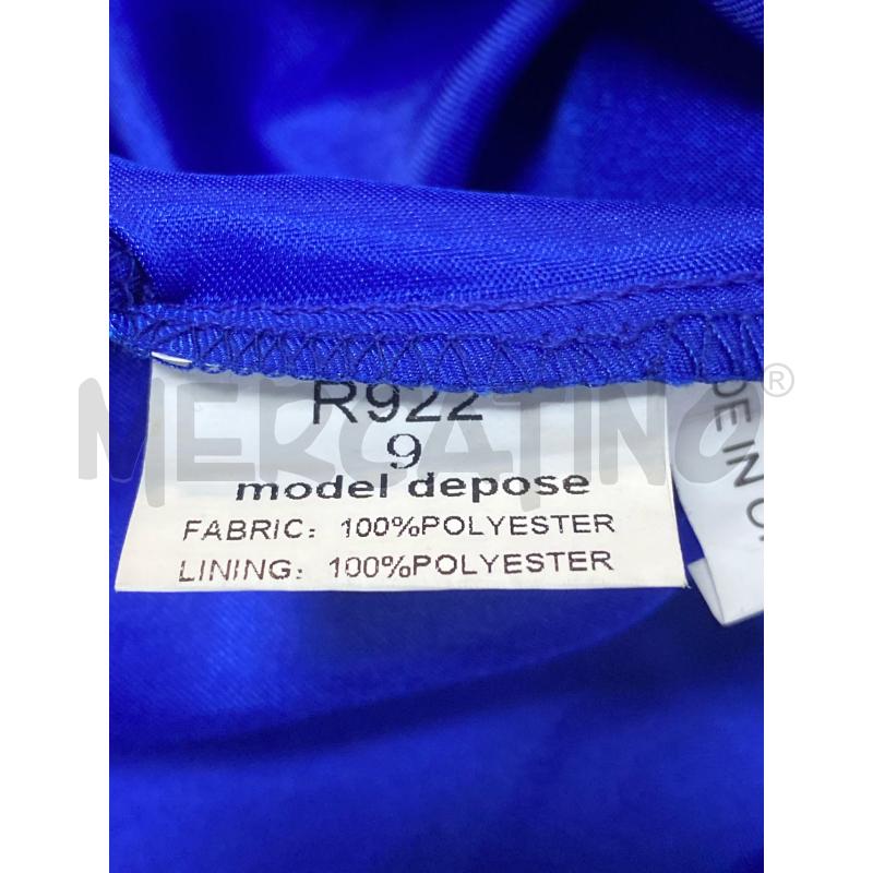 VESTITO DONNA LAUTINEL ELEGANTE BLU LUNGO | Mercatino dell'Usato Ciampino 3