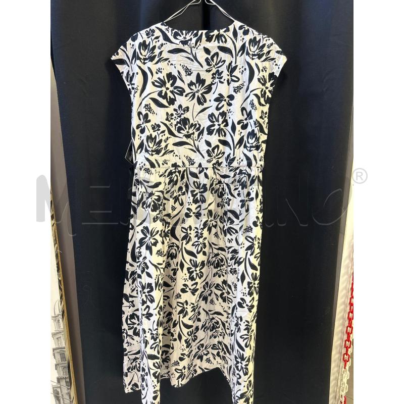 VESTITO DONNA LES COPAINS BIANCO FIORI NERI | Mercatino dell'Usato Ciampino 3