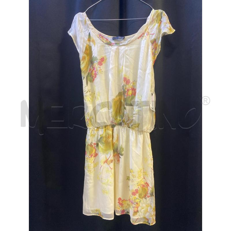 VESTITO DONNA LIUJO BEIGE FIORI GIALLINI | Mercatino dell'Usato Ciampino 1